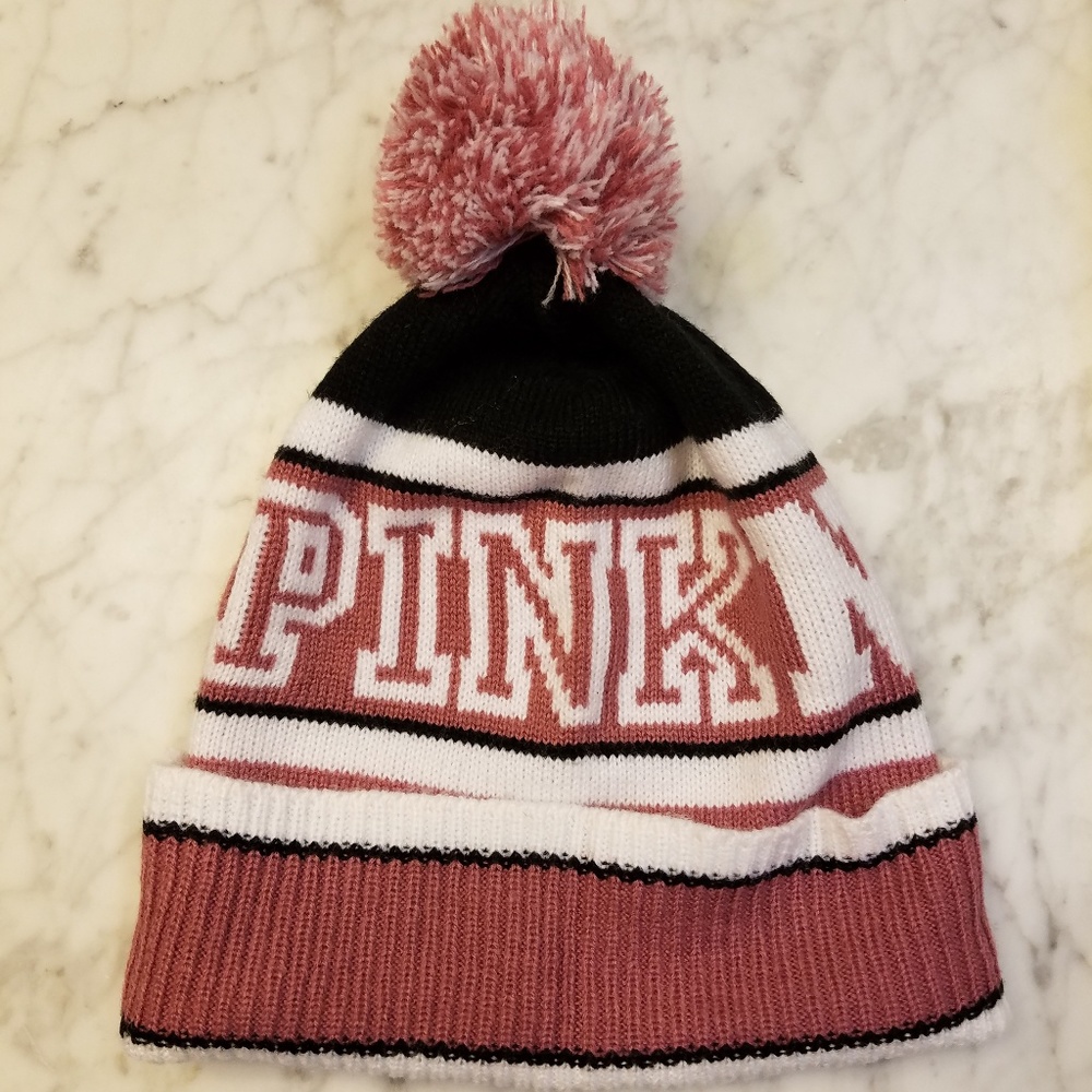 Pink nation beanie